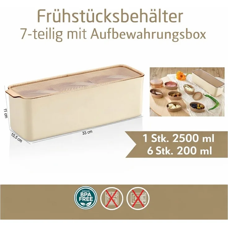 Vip Ahmet Frühstücksteller Frühstücksset, 7er Set