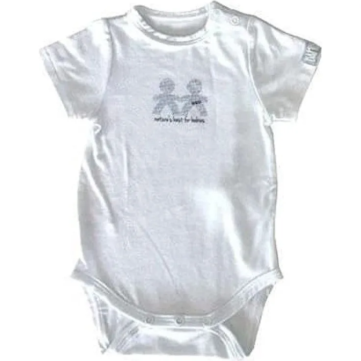 Bamboom Babybody Weiß 9 Monate Weiß