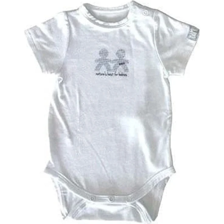 Bamboom Babybody Weiß 9 Monate Weiß – Bild 1