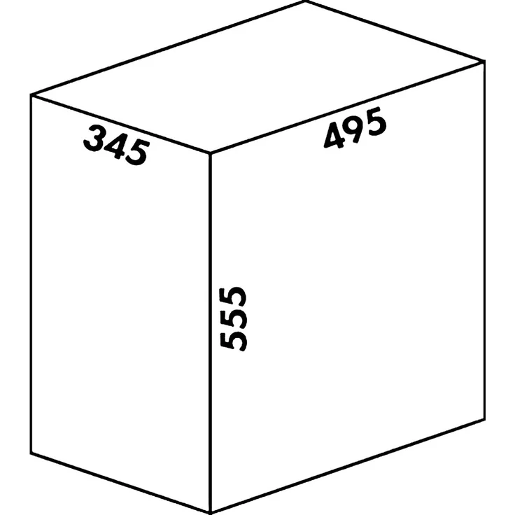 WESCO Wäschebox DUO 1 mit 64 Liter (2x 32) Volumen in GRAPHIT MATT / Wäschebox / Wäschekorb – Bild 6