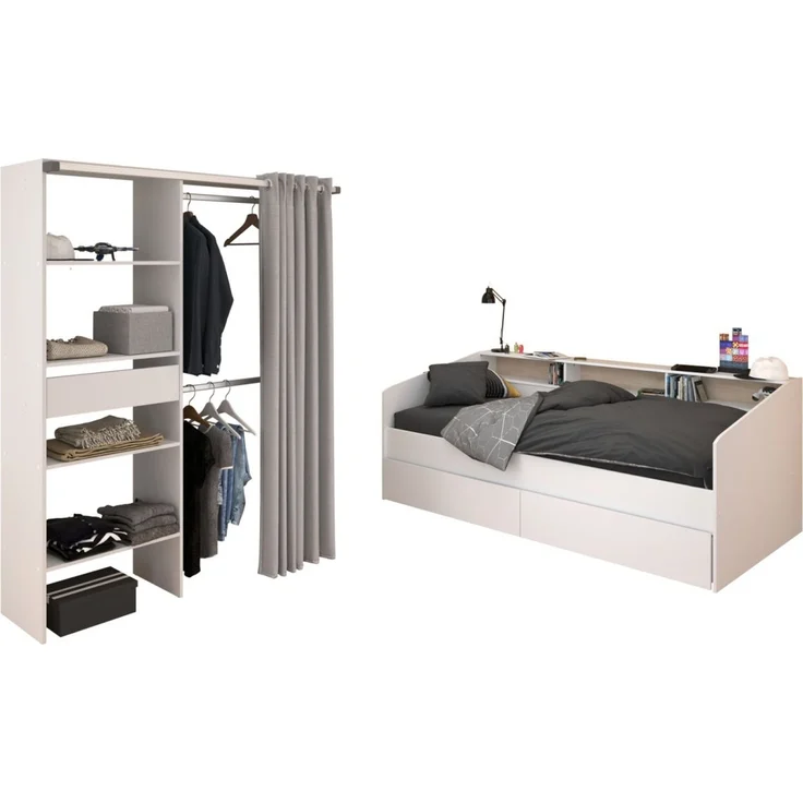 Parisot Kinderzimmer und Jugendzimmer Sleep in weiß Set 2-tlg. – Bild 6