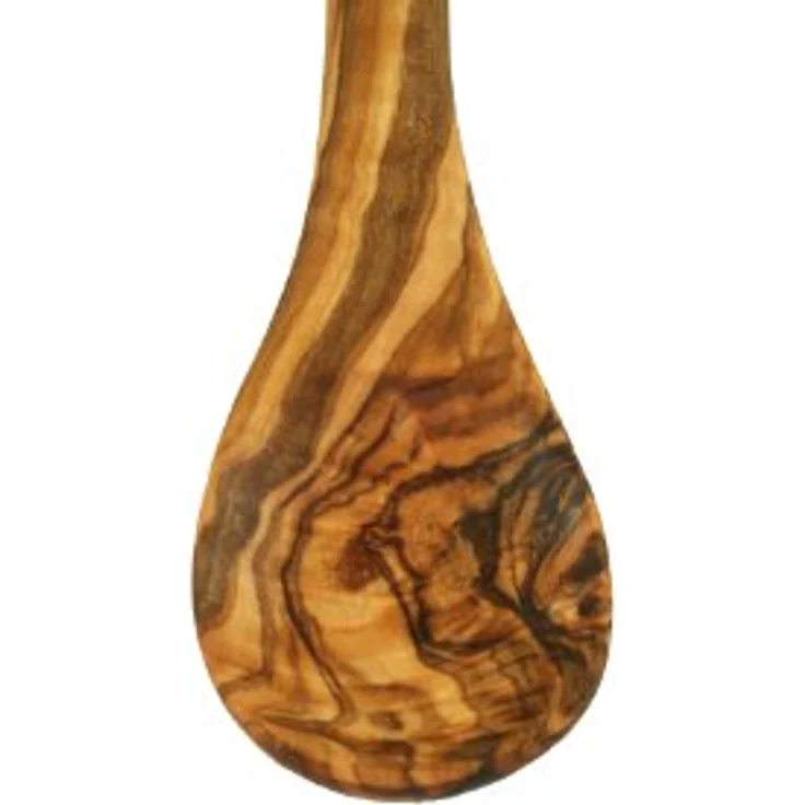 Olivenholz-erleben Esslöffel aus massivem Olivenholz, Länge: ca. 22 cm (1 Stück), Geschmackneutral & hygienisch, robust & langlebig, jeder ein Unikat – Bild 3