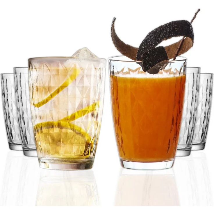 LAV Gläser-Set Artemis Longdrinkglas, 6-tlg, Glas, 6er Set, 415ml, Perfekt für Cocktails, Longdrinks und Softdrinks. – Bild 1