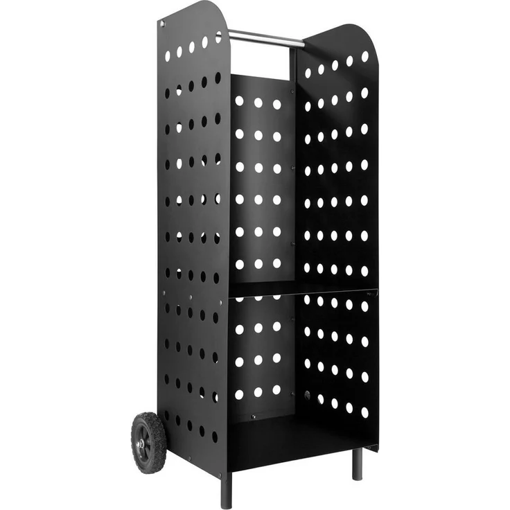 tectake Kaminholzregal Holzwagen, BxTxH:45,00x55,00x104,00 cm, aus Stahl – Bild 5