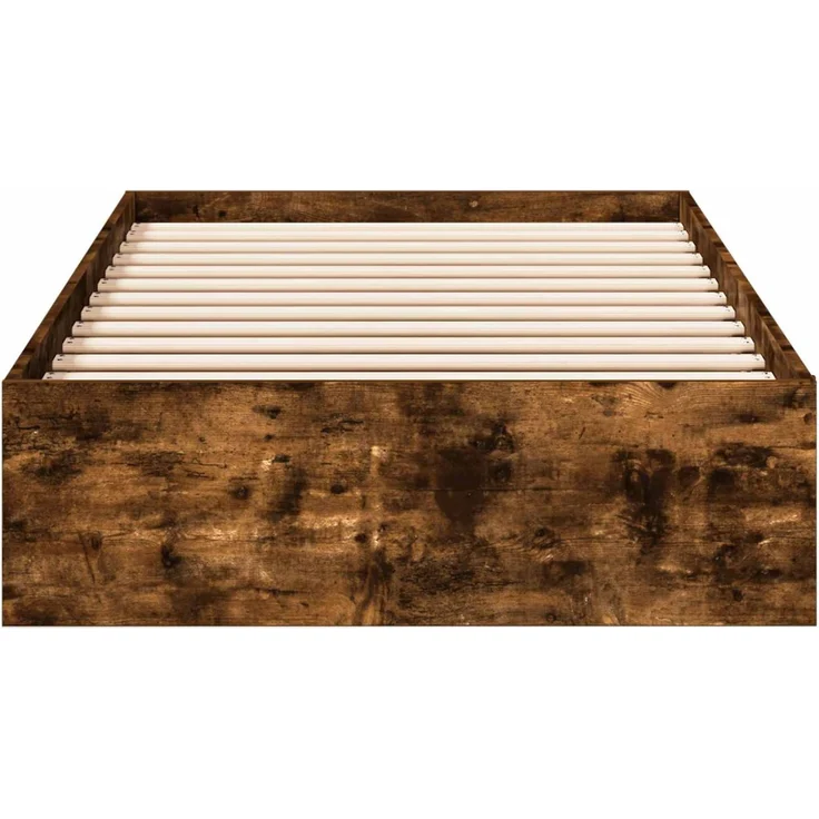 vidaXL Bettgestell mit Stauraum Geräucherte Eiche 80 x 200 cm 3429591 – Bild 4