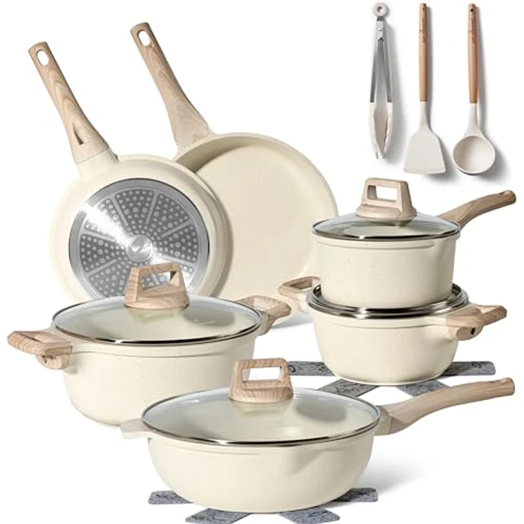 Just Perfecto Topf-Set JL-788, 3-teilig, beige – Bild 1