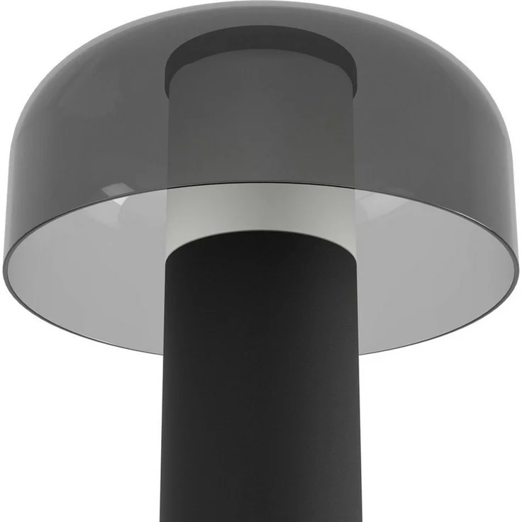 EGLO Tischleuchte Ponente Tischlampe, Nachtischlampe, Metall und Kunststoff, IP44, Lampe, Dimmfunktion, USB-Anschluss mit Ladefunktion, LED fest integriert, Kaltweiß, Neutralweiß, Warmweiß, Tischleuchte - H20 x Ø16 cm - schwarz - 2,25W inkl. – Bild 3