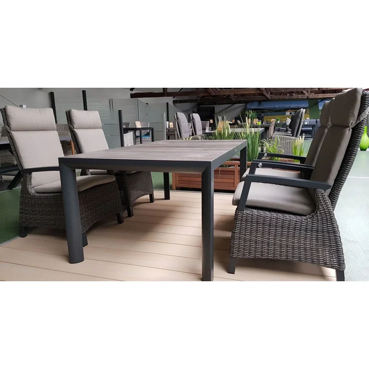 Siena Garden Corido Dining Sessel - matt anthrazit / charcoal grey – Bild 2