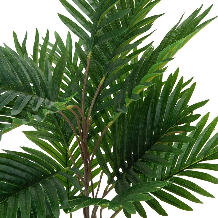 bümö plants Areca Kunstpflanze - Täuschend echte Goldfruchtpalme, geruchlose Premium Kunstblume für lebendiges Ambiente - authentische, künstliche Pflanzen als Deko für's Wohnzimmer, Büro & mehr, BUP-areca – Bild 2