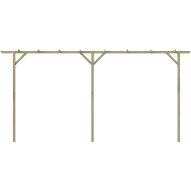 vidaXL Gartenpergola 410x40x203 cm Holz 41664 – Bild 8
