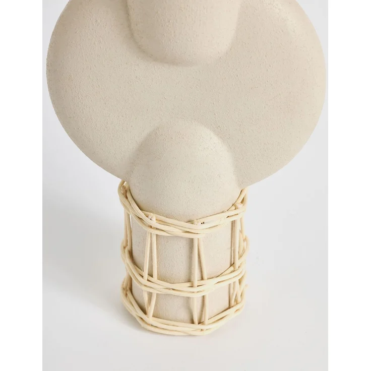 Evila Originals 'Cylinder Terracota' Vase, Creme, 8 x 17 x 28 cm – Bild 3