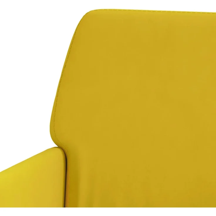 Sessel wohnzimmer, Relaxsessel Gelb 62x79x79 cm Samt – Bild 6