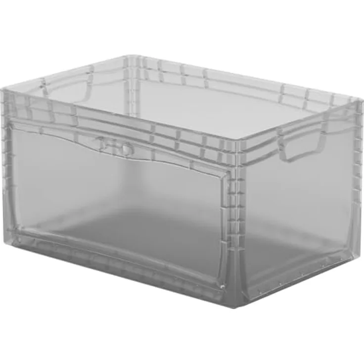 Surplus Systems Eurobox Door 60 x 40 x 32 cm, 62 L, transparent