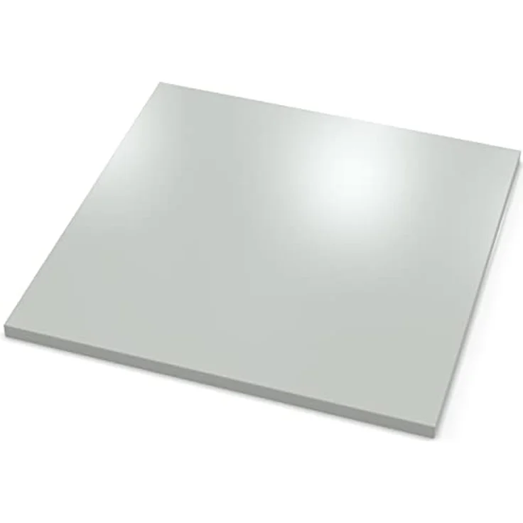 AUPROTEC Tischplatte 28mm grau 180x80 cm I Spanplatte mit 1mm ABS Kante & PU-Verleimung I melaminharzbeschichtet I elegant & wasserabweisend – Bild 5
