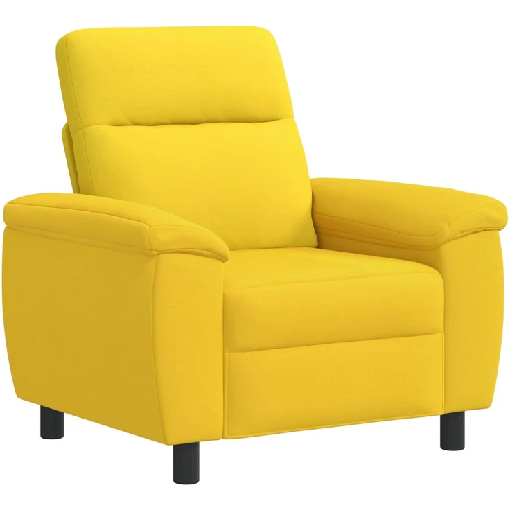 vidaXL Sofa Helles Gelb 95 x 90 x 95 cm Stoff 42040905 – Bild 1