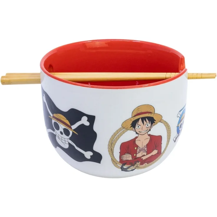 One Piece Ramen Schüssel 2515 ml mit Stäbchen Geschenkbox