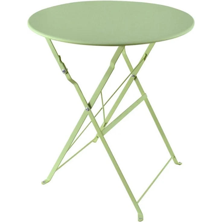 HTI-Living Gartentisch Basil Metall rund klappbar Grün (Stück, 1-St, 1 Gartentisch) – Bild 1