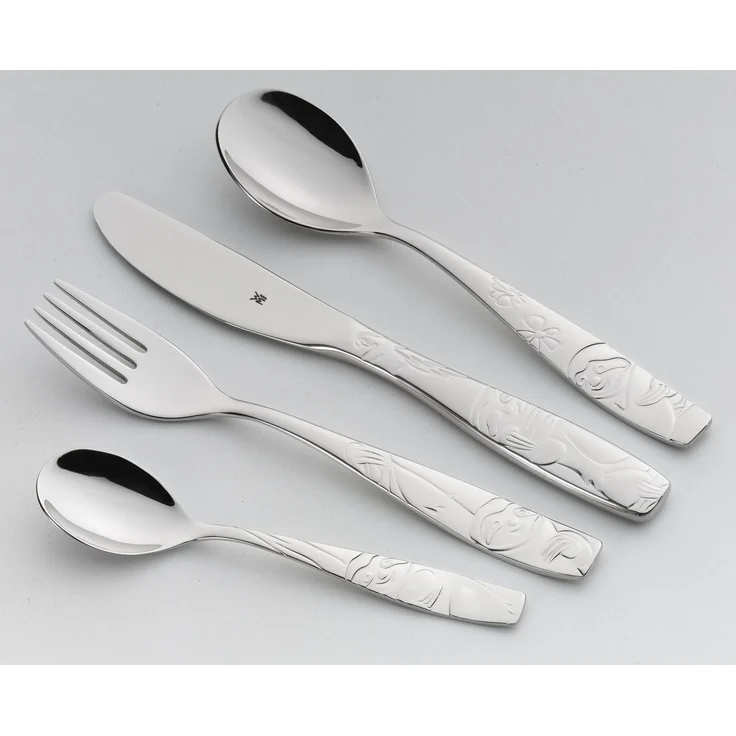 Kinderbesteck Set 4-teilig Faultier WMF Kinderbesteck, Spülmaschinengeeignet – Bild 3