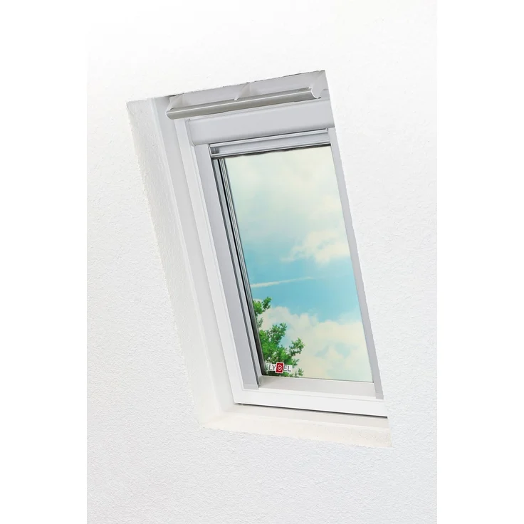 Lysel - Qualitätsdachfensterrollo abdunkelnd dunkelblau Rollo geeignet für Velux Dachfenster UK08, SK08, SK09, SK10, SK11, SK12, SK13, (B x H) 117.30cm * 121.50cm in blau/dunkelblau – Bild 5