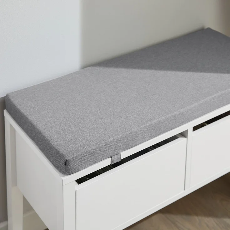 SoBuy FSR88-W Schuhbank, MDF, Lackiert, Weiß, 72 x 46 x 30 cm – Bild 6