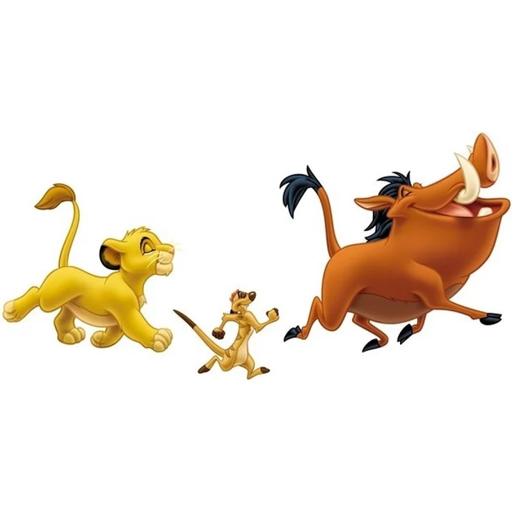RoomMates Wandsticker DISNEY König der Löwen Simba, Pumbaa, Timon – Bild 2