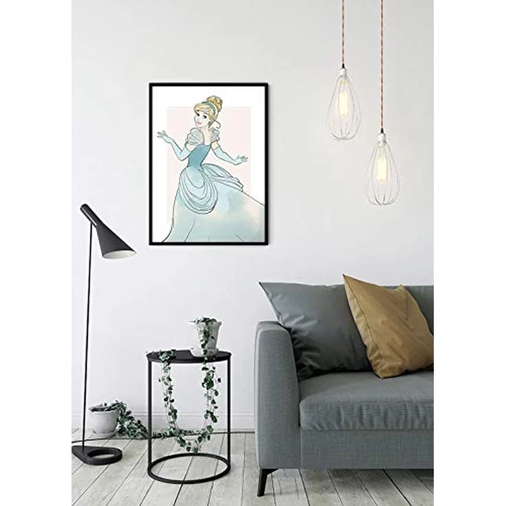 Komar Disney Wandbild Cinderella Beauty, Kunstdruck 40x50cm ohne Rahmen, premium Fotopapier, lichtbeständig und wasserfest – Bild 5