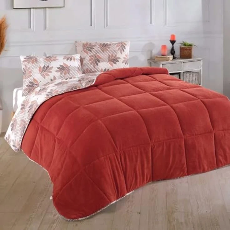 Nordic Schiller 4-Jahreszeitenbett Welsoft Doppelseitiges Bettdecke, Füllung: 300 g/m2 Original-Silikonfaser-Füllung, (ohne Kissenbezüge) – Bild 2