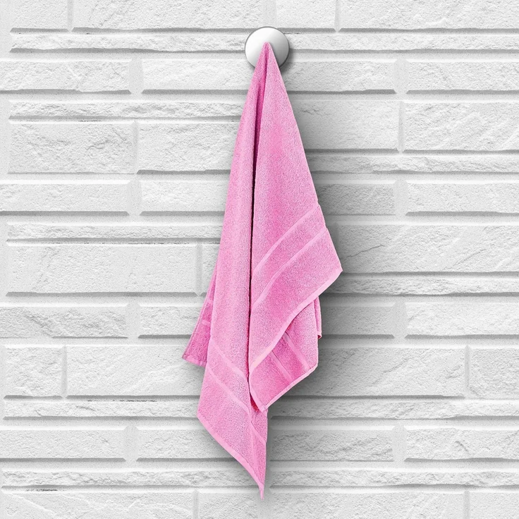 Handtuch Handtücher Badetücher Saunatücher Duschtücher Gästehandtücher in Rosa zur Wahl 100% Baumwolle 500 GSM – Bild 2