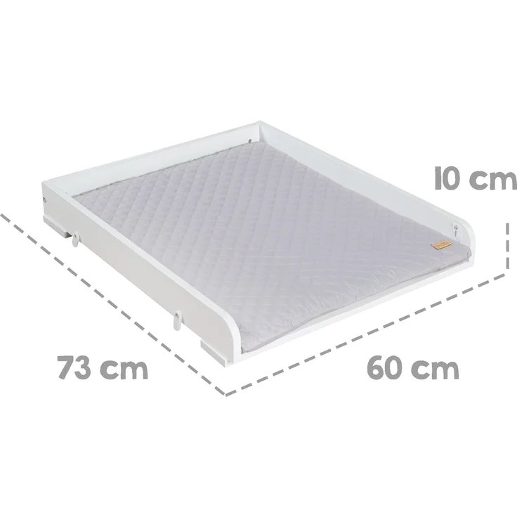 roba Wickelplatte & Wickelauflage 'soft roba Style' grau - Aufsatz für Waschmaschine – Bild 2