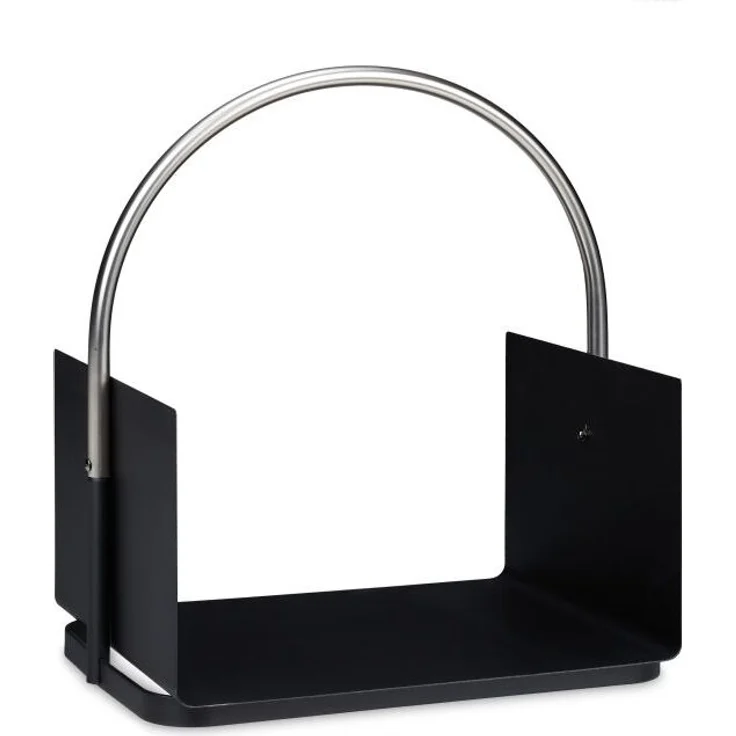 Kaminholzkorb schwarz 10034338 – Bild 9