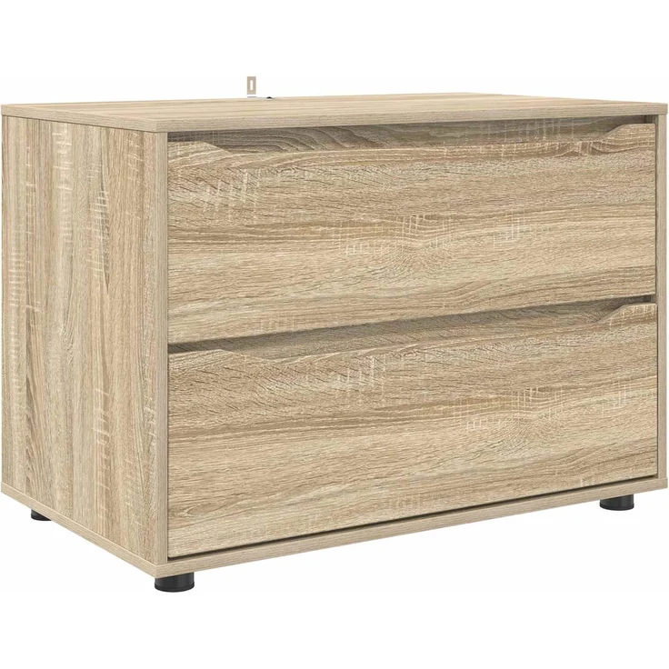 vidaXL Aufbewahrungsschrank 80 x 48 x 57 cm Holzwerkstoff Sonoma-Eiche 888819 – Bild 2