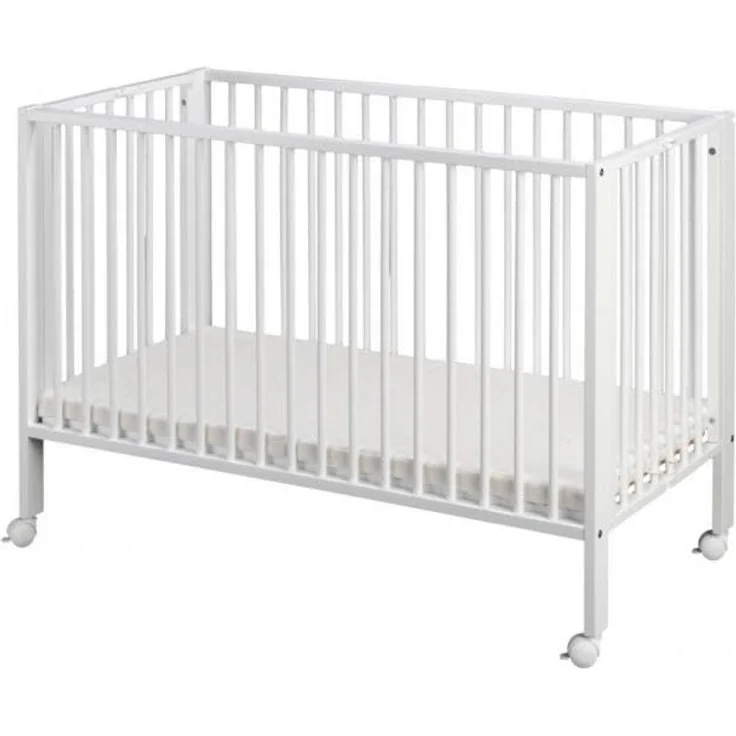 Tissi Gitterbett faltbar weiss inkl. Matratze 60x120 cm – Bild 2