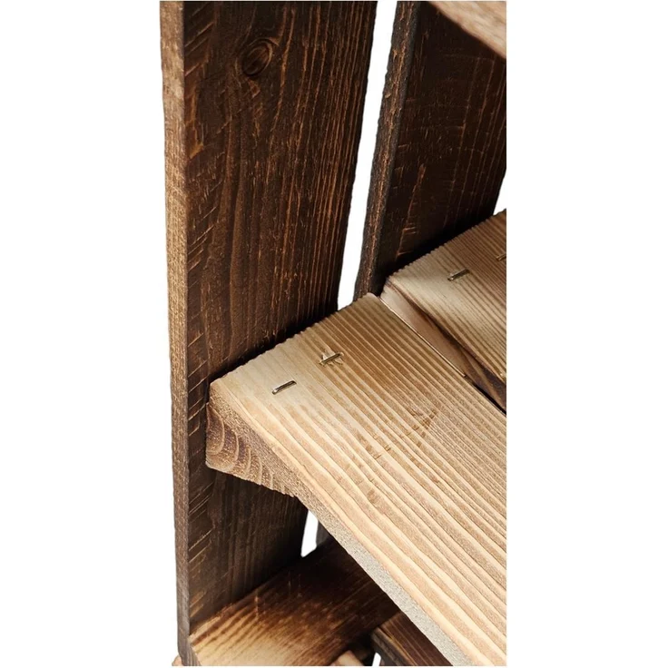 Obstkisten Weinkisten Holzkisten Kisten Geflammt 50 x 40 x 30cm 4er Set – Bild 9