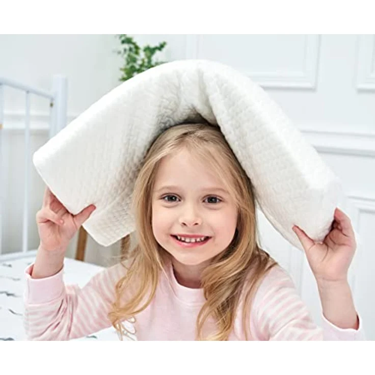 Gesundheit Kinder Kissen für Bett Schlafen Hypoallergenic Memory Schaum kinderkissen Neck-Protector für Kinder（3-10 Jahre） – Bild 4
