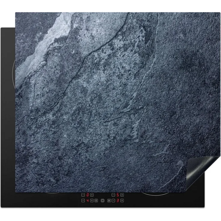 MuchoWow Herd-Abdeckplatte Induktionsschutz - Abdeckplatte Induktion - Beton - Rost - Alt, Vinyl, (1 tlg), Abdeckplatte für Ceranfeld, Herd Inductionsmatte, 57.6x51.6 cm
