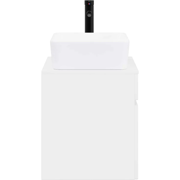 vidaXL Waschbeckenschrank Hochglanz Weiß 59 x 44,5 x 80 cm 3404304 – Bild 6