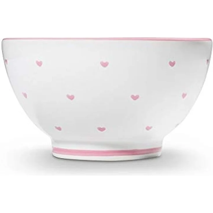 Gmundner Keramik Herzerl Rosa, Müslischale groß (Ø 14cm) – Bild 2