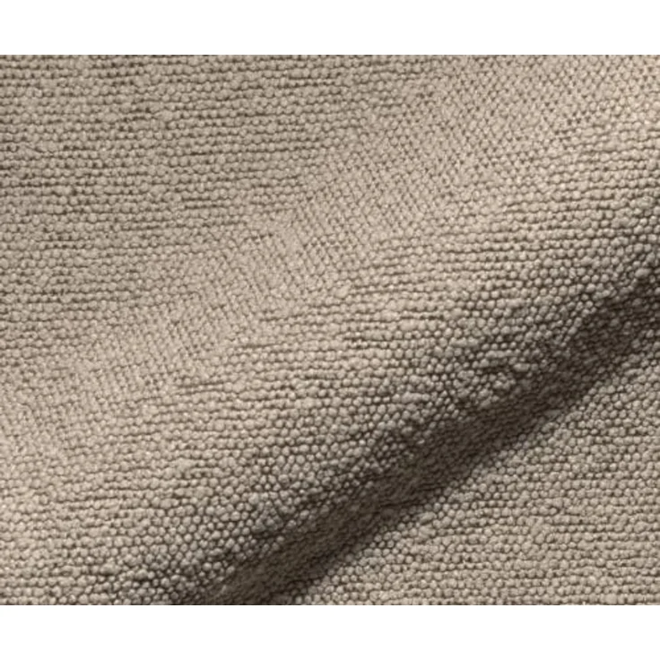 Esszimmerbank Taya-Flex 285x190 cm Bouclé Schlamm Kreuzgestell kantig Schwarz Taschenfederkern Links – Bild 5