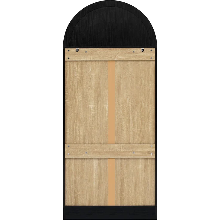 ZUBALIYA Highboard mit verstellbaren Regalböden und Schubladen / Küchenschrank mit transparentem Glas und großem Stauraum, mit ideal für Esszimmer und wohnzimmer und Küche (Schwarz) – Bild 19