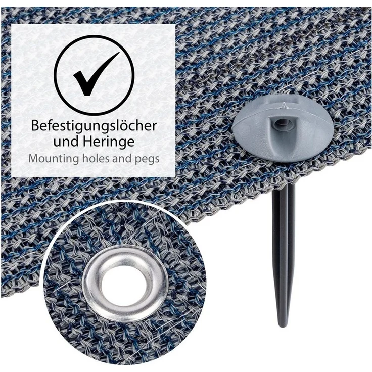 ONVAYA Outdoorteppich Vorzeltteppich, Zeltboden für Camping, Markisenteppich Wohnmobil – Bild 3