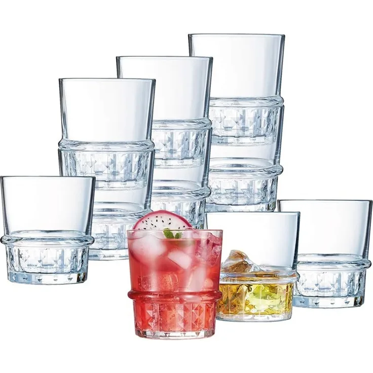CreaTable 15451 COCKTAIL IMPERIAL Whiskybecher 38 cl / Luminarc / Whiskyglas / Tumbler