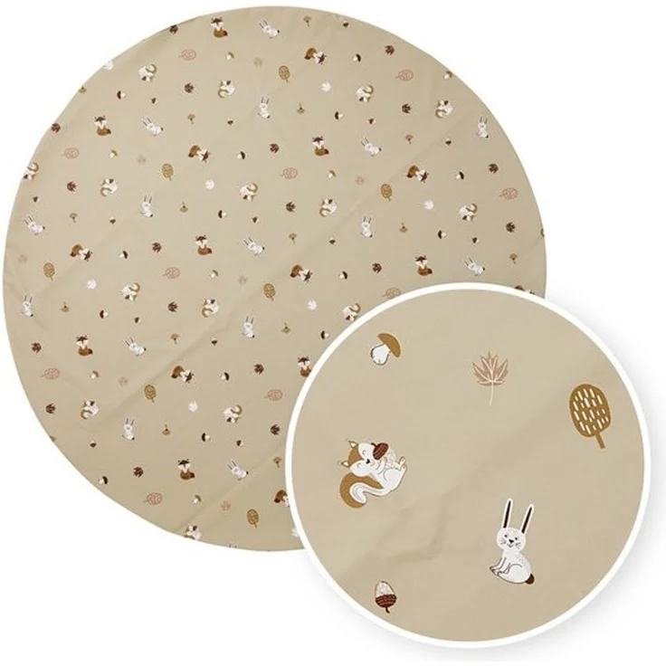 Meyco Baby Bodenschutzmatte Forest Animals Sand, 1-St. – Bild 4