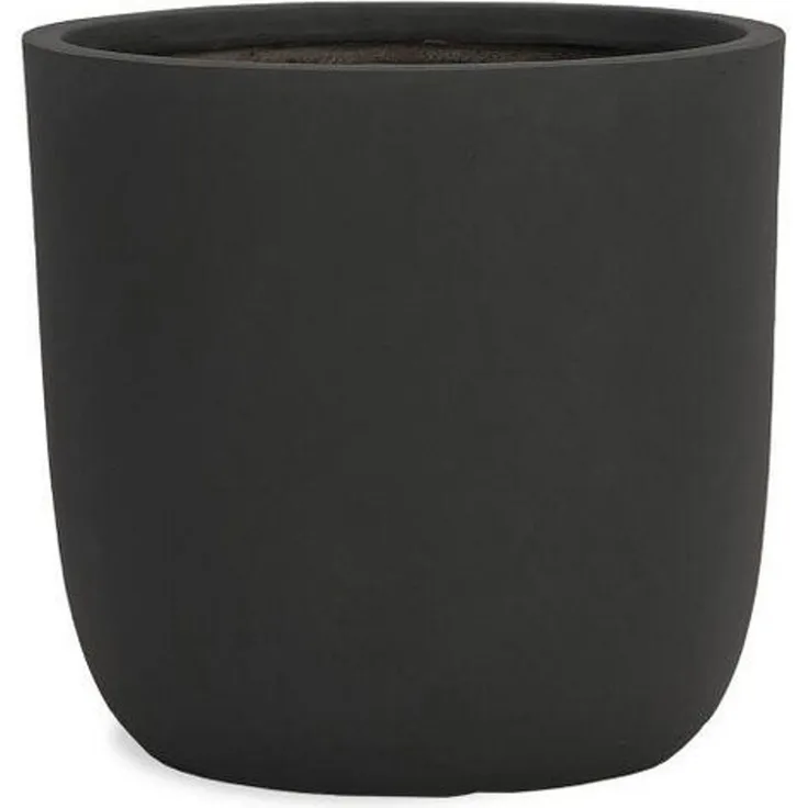 Pflanzwerk® Pflanzkübel CUP Premium Fiberglas Blumenkübel Frostbeständig mit Lotus-Effekt, Lotus-Effekt - Handgefertigt - Rund - Frostbeständig