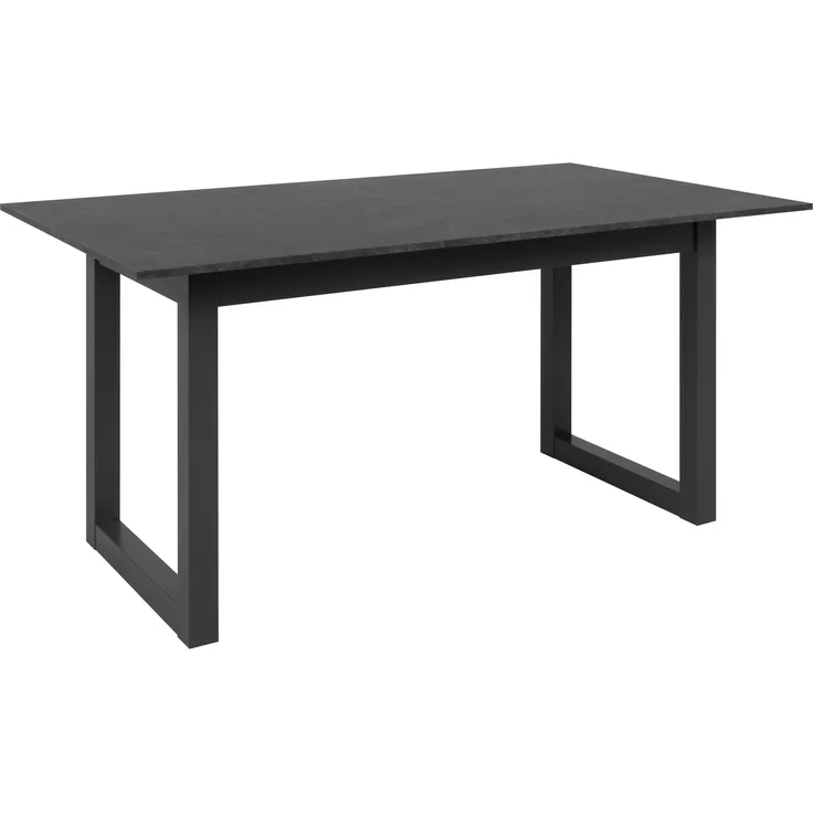 Esstisch >Alaska< in Schiefer dunkel - 160x75x90cm (BxHxT)