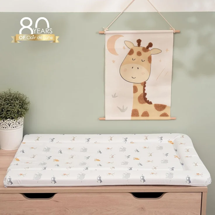 Clair de Lune Jungle Dreams Essentials Wickelunterlage, 80 x 50 x 3 cm – Bild 6