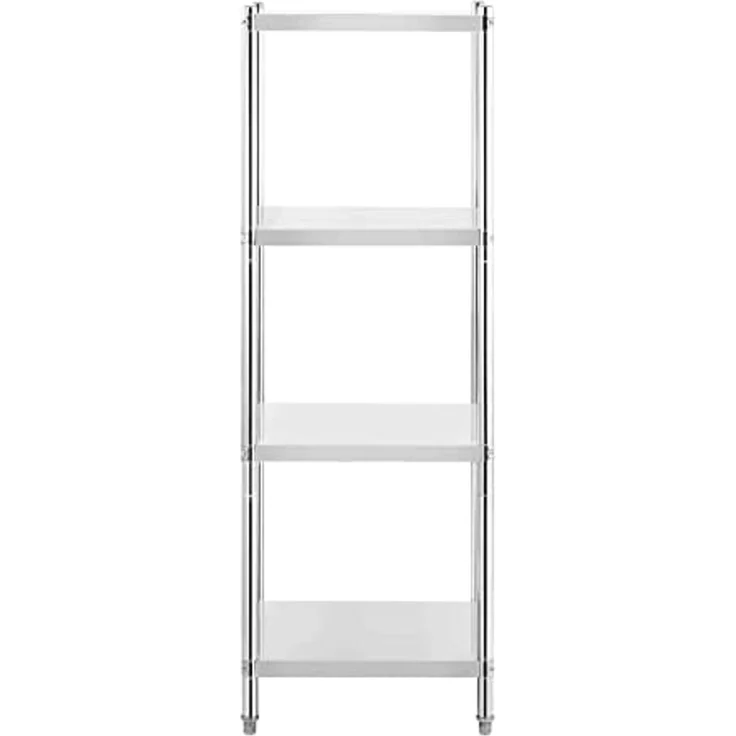 Royal Catering Standregal Edelstahlregal 60 x 60 x 180 cm Küchenregal Gastroregal Schwerlastregal, verschiedene Größen – Bild 4