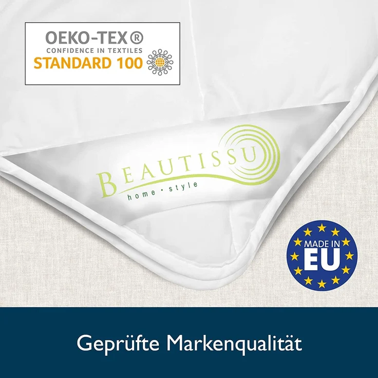 Beautissu BeauNuit JD Bettdecke 4 Jahreszeiten 135x200 cm – Bild 10