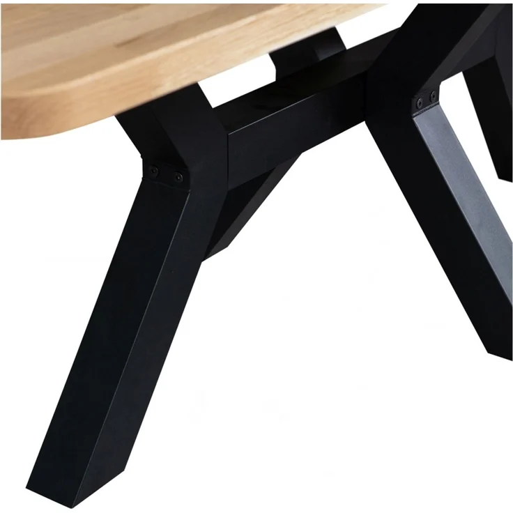 Esstisch Tablo XL aus Eichenholz, Z-Gestell – Bild 5