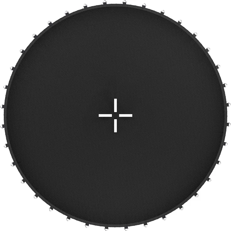 KINETIC SPORTS Trampolin Sprungtuch Ersatz - Sprungmatte für Gartentrampoline, USA PP-Mesh Gewebe, Wetterfest & Witterungsbeständig, Ø 293 cm, 64 Ösen (Trampolin Ø 335 cm)