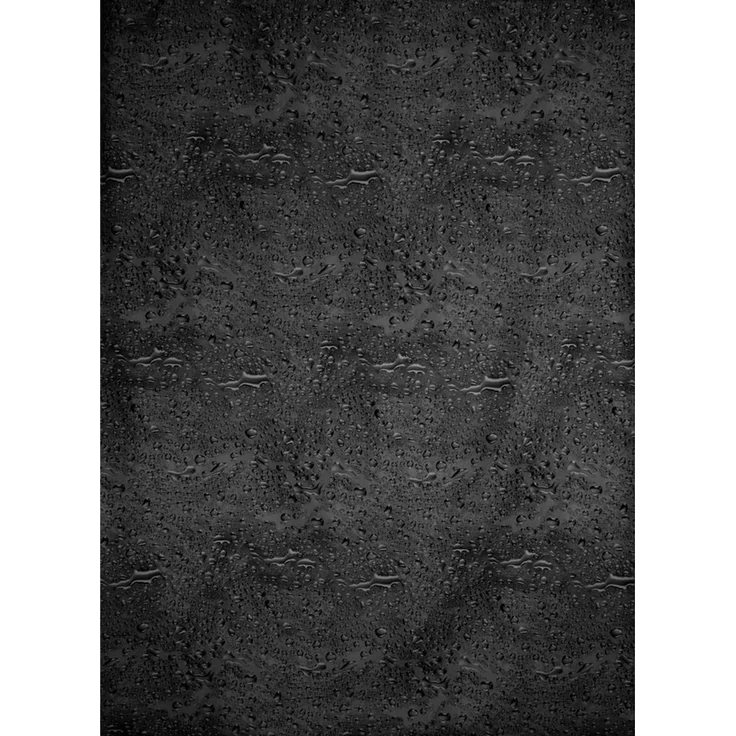 Euroshowers GmbH Duschvorhang Wassertropfen Schwarz 180 × 200 cm Polyester mit 12 Ringen Breite 180 cm